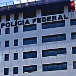 Sede da Polícia Federal em SP, em alusão à decisão da Justiça de condenar delegados da instituição