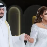 Princesa de Dubai durante casamento