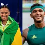 Rebeca Andrade, com duas medalhas, e Isaquias Queiroz, com quatro, estão próximos dos recordistas Robert Scheidt e Torben Grael, que têm cinco medalhas cada | Foto: Reprodução/OlimpíadaTodoDia