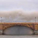 Imagem de abertura da Olimpíada na cidade de Paris