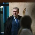 O ministro Dias Toffoli, em julgamento da descriminalização do porte de maconha para consumo pessoal - 20/6/2024 | Foto: Ton Molina/FotoArena/Estadão Conteúdo