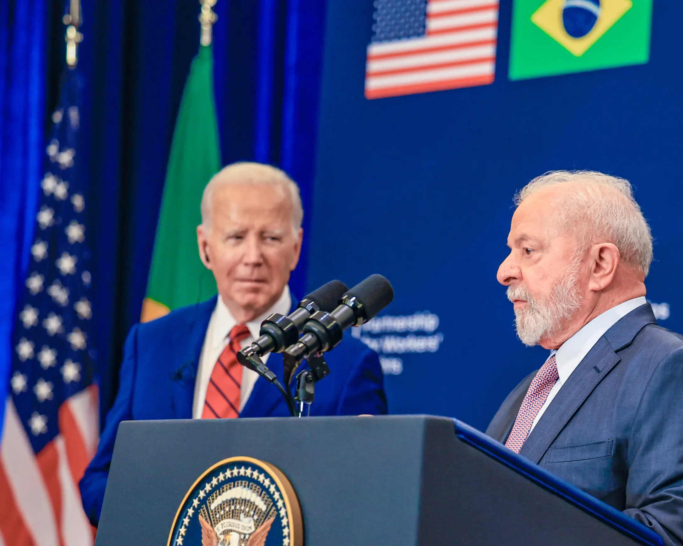 Durante a conversa, Lula disse a Biden que a ditadura da Venezuela precisa divulgar as atas das eleições que ocorreram no domingo 28 | Foto: Ricardo Stuckert/PR
