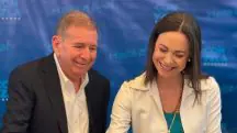 Gonzáles e Corina, da chapa opositora a Nicolás Maduro