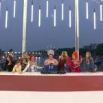 Foto da imitação de A Última Ceia na abertura da Olimpíada