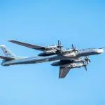 O avião russo TU-95 foi um dos equipamentos interceptados pela Norad | Foto: Reprodução/Redes sociais
