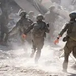Soldados de Israel durante operação na Faixa de Gaza