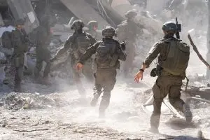 Soldados de Israel durante operação na Faixa de Gaza