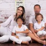 A cabeleireira Débora dos Santos, de 39 anos, com a família | Foto: Reprodução/Redes sociais