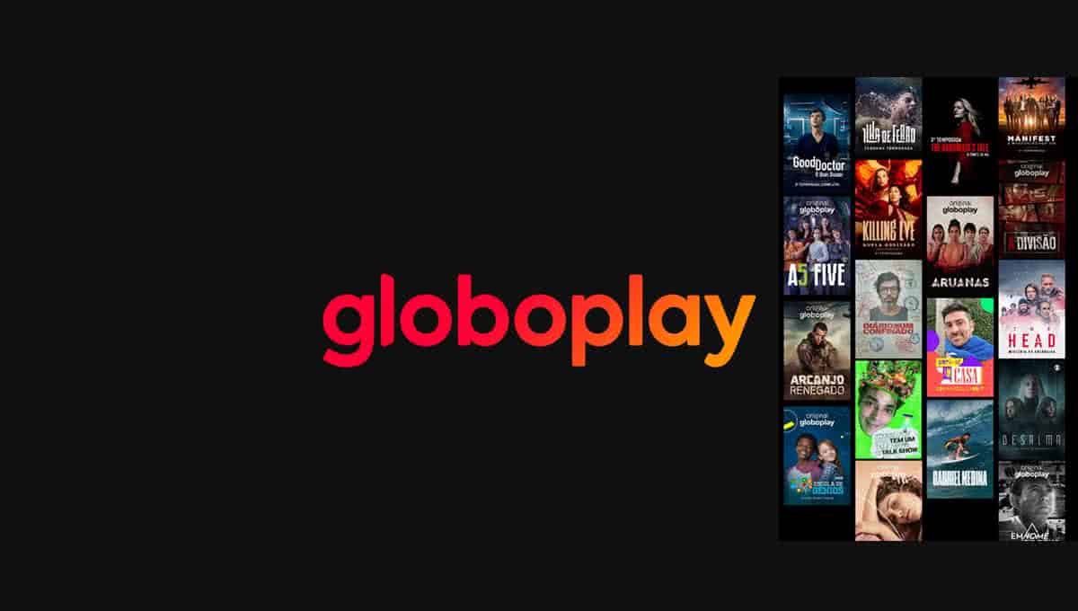 Foto do logotipo do Globoplay, serviço de streaming da Globo
