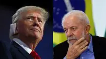 Donald Trump, dos EUA, e Luiz Inácio Lula da Silva | Foto: Reprodução