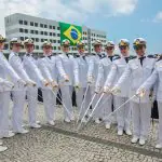 Com esta conquista, as mulheres passam a integrar todos os corpos e quadros da Marinha, sendo a primeira das três Forças Armadas brasileiras a ter participação feminina na linha de frente do combate | Foto: Divulgação/Marinha do Brasil