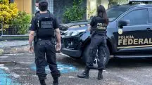 Na operação, 80 policiais federais cumpriram 11 mandados de prisão temporária e 16 mandados de busca e apreensão | Foto: Divulgação/Polícia Federal