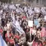 protesto em israel