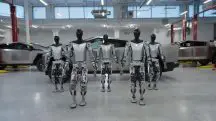 robôs humanoides tesla
