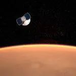 Sonda Mars InSight, da Nasa, chegando a Marte