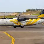 Modelo do ATR-72, avião que caiu em Vinhedo (SP)