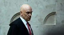 Alexandre de Moraes participa de sessão no STF, depois de determinar a soltura do ex-diretor-geral da Polícia Rodoviária Federal (PRF) Silvinei Vasques | Foto: Ton Molina/FotoArena/Estadão Conteúdo