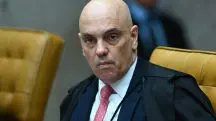 Moraes, em sessão que resultou na ordem de soltura do ex-diretor-geral da Polícia Rodoviária Federal (PRF) Silvinei Vasques - 8/8/2024 | Foto: Ton Molina/FotoArena/Estadão Conteúdo