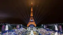 Imagem de Paris durante Olimpíada