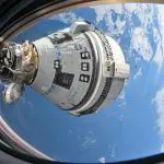 Imagem da cápsula espacial da Boeing