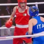 Boxeadora italiana e boxeadora trans