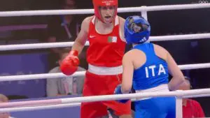 Boxeadora italiana e boxeadora trans