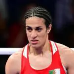 A boxeadora Imane Khelif