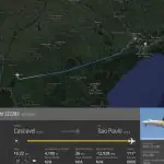 Segundo o Flightradar24, o avião realizou movimentos anormais antes da queda | Foto: Divulgação/FlightRadar