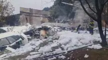 corpo de bombeiros queda de avião vinhedo
