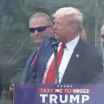Donald Trump durante discurso
