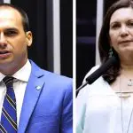 Eduardo Bolsonaro e Bia Kicis