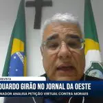 Eduardo Girão durante entrevista a Oeste