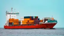 Exportação para a China por navio