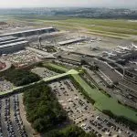 Foto aérea do Aeroporto Internacional de Guarulhos