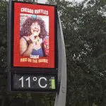 Termômetro mostra o impacto da frente fria em São Paulo