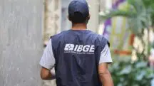 Imagem de pesquisador da IBGE