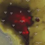Imagem de satélite mostra queimadas na Amazônia