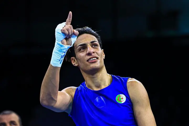 Imane Khelif, lutadora de boxe da Argélia