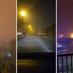 Cidadãos de Ribeirão Preto registraram a escuridão na cidade, em virtude da fumaça gerada por incêndios | Foto: Reprodução/Redes sociais
