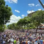 Manifestação na Venezuela