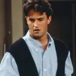 Matthew Perry atuando em Friends