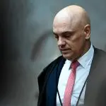 O ministro Alexandre de Moraes participa de sessão no Supremo, depois de determinar a soltura do ex-diretor-geral da Polícia Rodoviária Federal (PRF) Silvinei Vasques | Foto: Ton Molina/FotoArena/Estadão Conteúdo