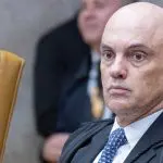 Ministro Alexandre de Moraes em sessão no STF