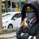 Frente fria atinge Caxias do Sul (RS)