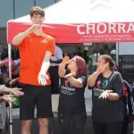 Oliver Rioux adolescente mais alto do mundo basquete Flórida