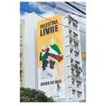 Painel antissemita na Avenida Paulista
