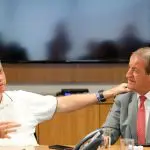 O ex-presidente da República, Jair Bolsonaro, e o atual presidente do PL, Valdemar Costa Neto: crescimento para disputa nas principais bases eleitorais