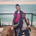 Pelé e mulher em mansão na Praia de Pernambuco