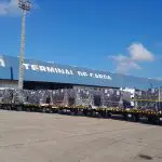Produtos da Condor embarcando para o exterior