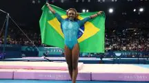 Rebeca Andrade ouro solo Paris 2024